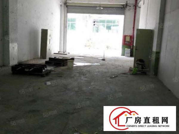  石岩万大工业区400平一楼厂房转让，交通便货柜车可以到无中介