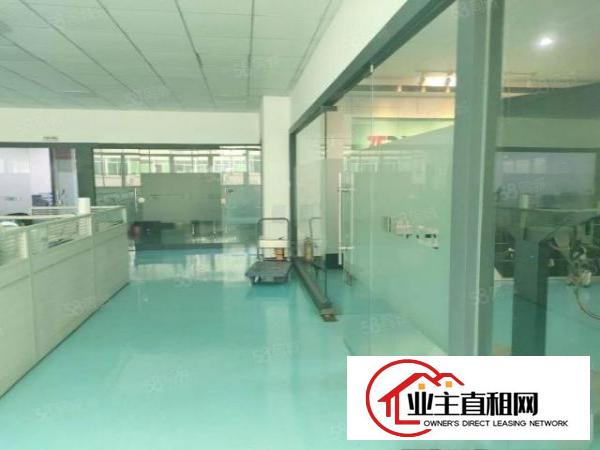  长城工业区3楼1000平米，豪华前台，精装办公室，车间水电齐