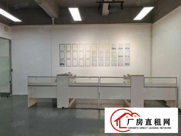  石岩北环路新出楼上精装修420平厂房，中央空调大气前台水电到
