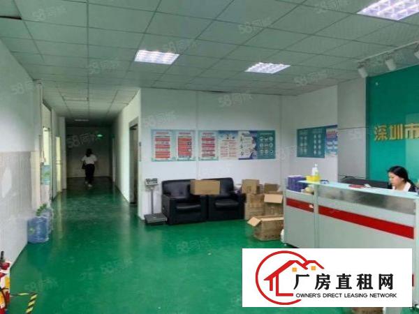  塘头新出楼上1290精装厂房，有豪华前台，水电到位，拎包入住