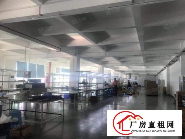  石岩镇新出楼上带精装修，无转让费2800平方厂房出租