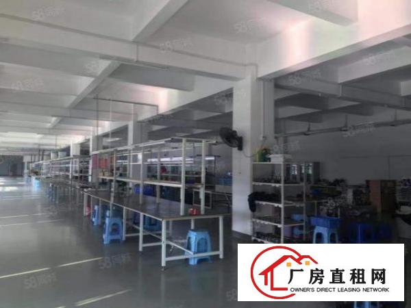  石岩镇新出楼上带精装修，无转让费2800平方厂房出租
