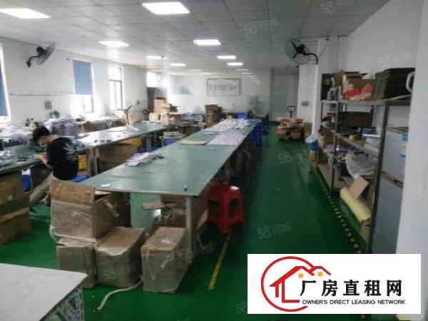 石岩罗租新出楼上300平精装修厂房，水电到位，价格便宜