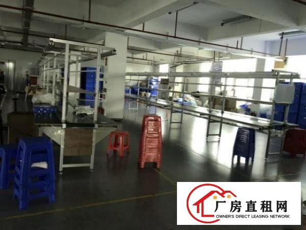  1000平带流水线，空调厂房出租，位置方便，有停车位