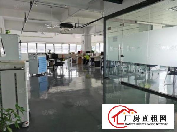  光明高新区南光高速出口精装修厂房1500平无转让费租19..