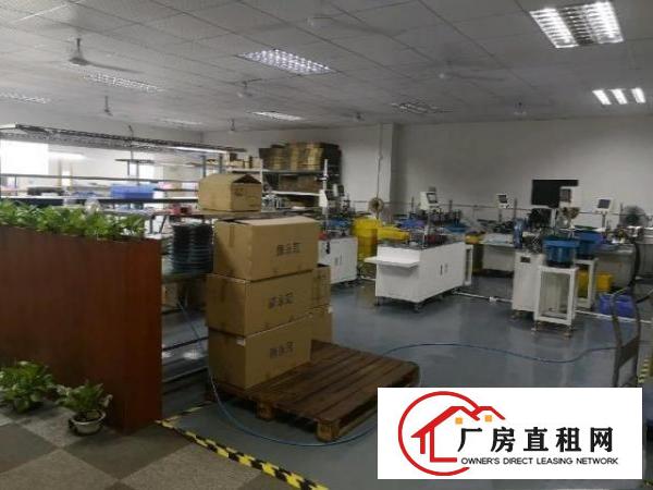  公明田寮高新园区新出楼上300平精装修厂房，无转让费