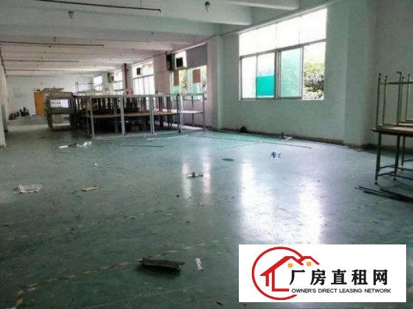  公明马山头2楼厂房600平便宜出租，带地坪漆，无公摊
