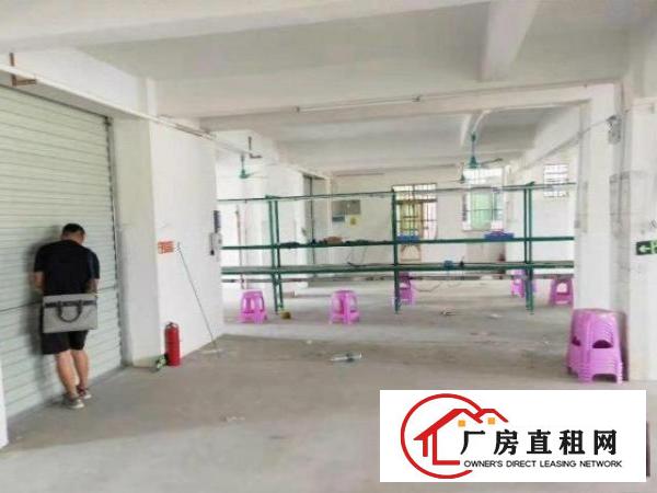  公明李松朗新出楼上300平方标准厂房招租，现成流水线办公室