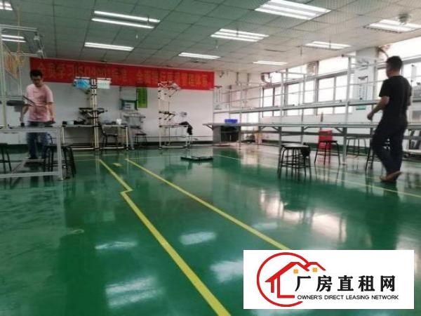  公明塘尾标准厂房2楼860平米厂房出租，便宜直租