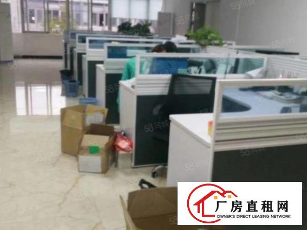  公明原房东2楼600平3楼800平带装修厂房出租！