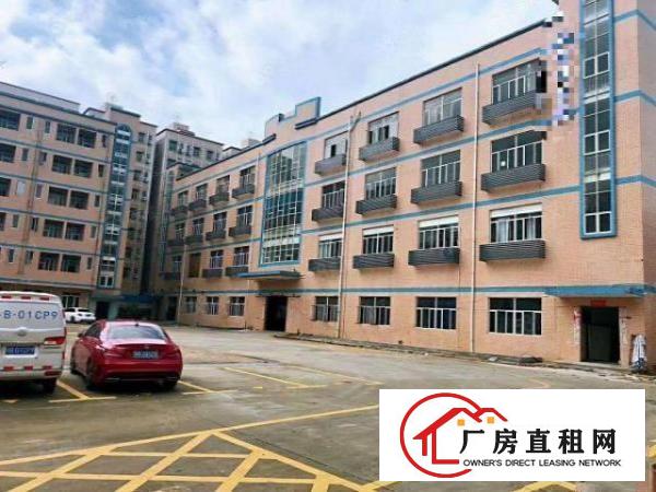  公明新出二楼标准厂房600平带装修办公室地坪漆车间可分租