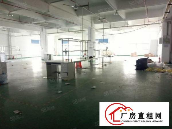  公明上村北环路边精装修厂房仓库1300平无转让费