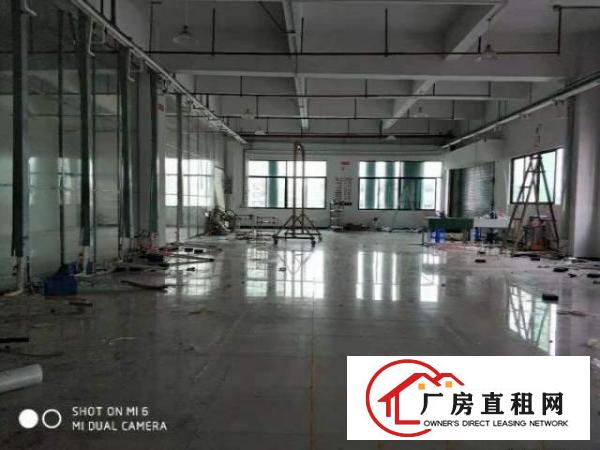  长安沙头楼上1000平厂房出租水电齐全电子可分租