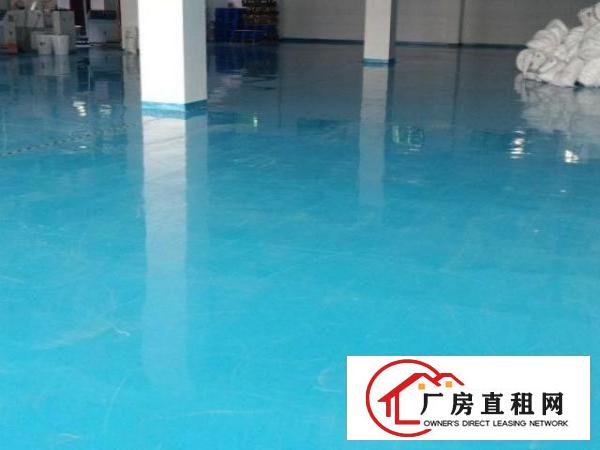  东莞长安镇大型工业园标准厂房，全新地坪漆