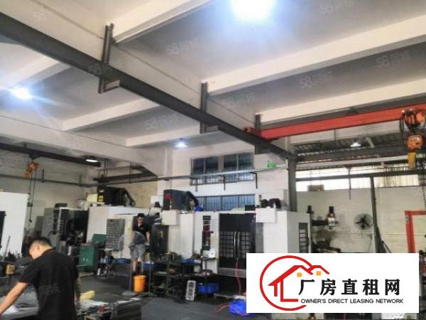  长安镇出租一楼1000平厂房现成2吨行车水电齐全带装修