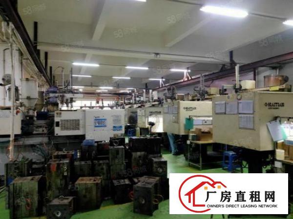  厦岗楼上1800平方重工业厂房，水电齐全有办公室，独立洗手间