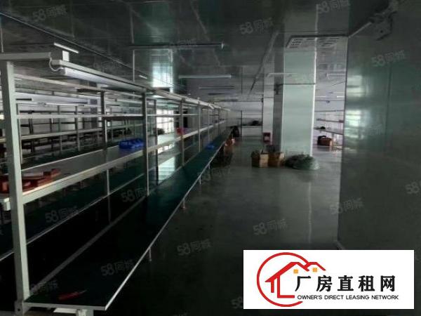  长安上沙2楼一整层万级无尘车间2200平方，水电齐全无转让费