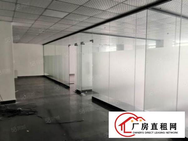  厦边新空出带精装修1100平厂房，有地坪漆