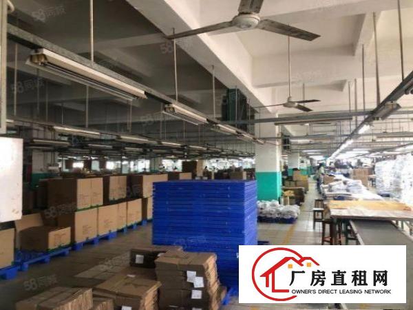  长安镇工业区出租二楼5500平厂房大小可分租