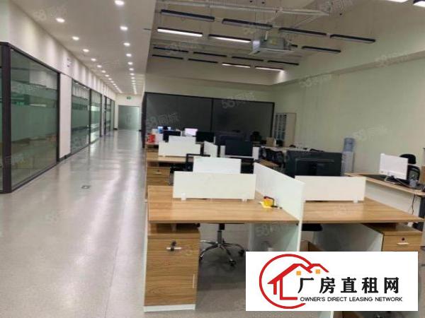  长安镇厦岗新出1800平楼上精装修厂房出租带办公室