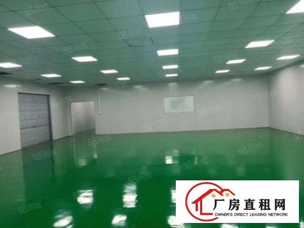  厦边工业园空出楼上600平方。带全新地坪漆，吊顶，水电齐全