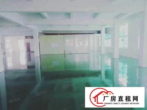  长安厦边新出二楼700平方厂房豪华装修，全新地坪漆，拎包入住