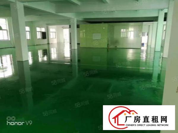  长安厦边新出二楼700平方厂房豪华装修，全新地坪漆，拎包入住
