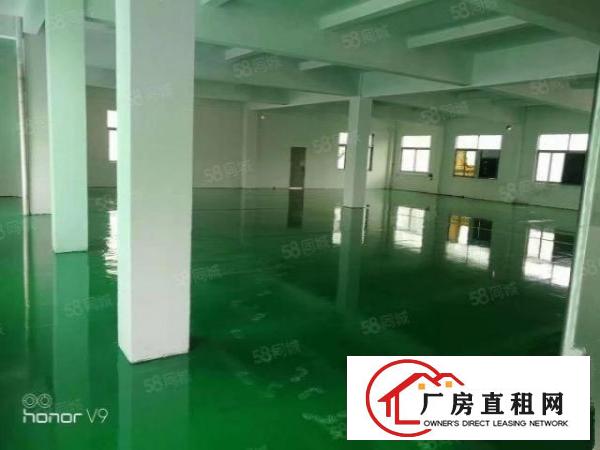  长安厦边新出二楼700平方厂房豪华装修，全新地坪漆，拎包入住