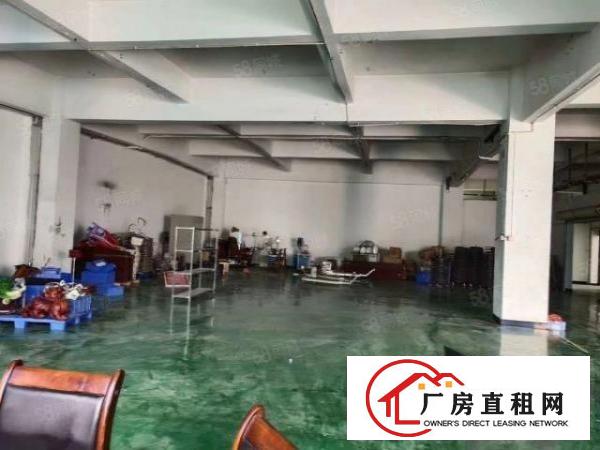  一手房东出租，厦岗精装修厂房三楼2750平方，全新地坪漆吊顶
