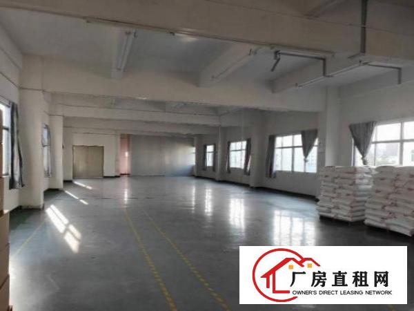  赤岗工业区标准厂房分租三楼600平方带地坪漆，带装修