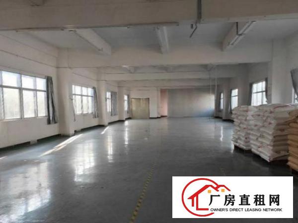  赤岗工业区标准厂房分租三楼600平方带地坪漆，带装修