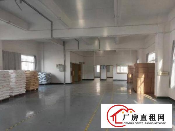  赤岗工业区标准厂房分租三楼600平方带地坪漆，带装修