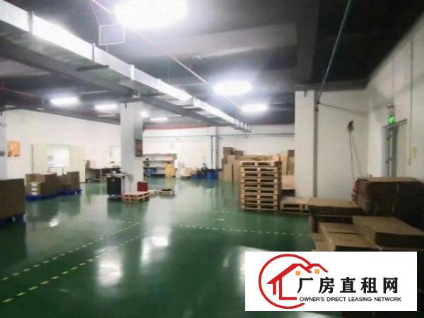  龙眼工业区一楼2500平方精装修厂房带地坪漆，带前台