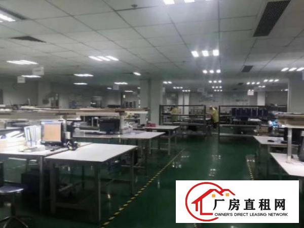  龙眼工业区一楼2500平方精装修厂房带地坪漆，带前台