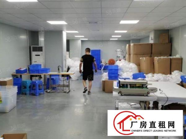  虎门楼上新出精装修600平水电到位厂房出租仓库出租