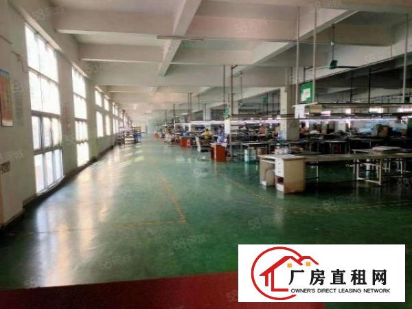  虎门北栅碧桂园附近楼上一整层1500平水电齐全带装修厂房出租