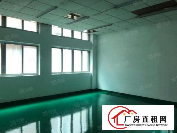  龙眼楼上新出1500平方厂房招租，厂房形象，全新地坪漆！
