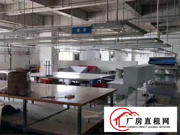 原房东制衣厂2000平米虎门厂房出租现成制衣线路自动流水线