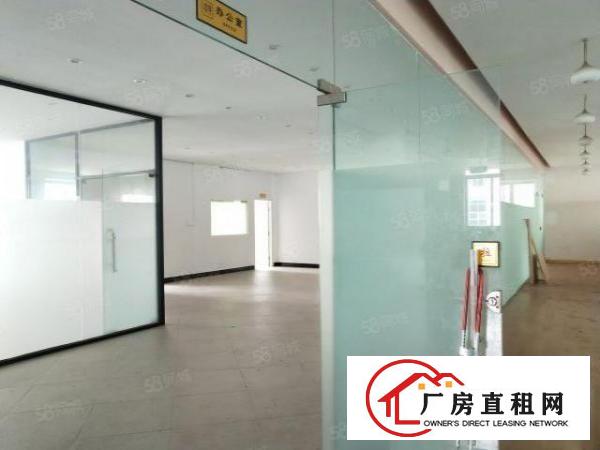  靠长安楼上整层2000方精装修现成办公室地坪漆，可办环评。