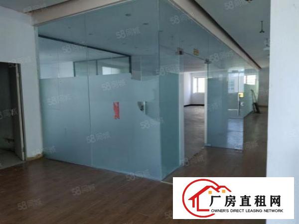  虎门大宁3楼2000平厂房现成装修地坪漆办公室！可分租！