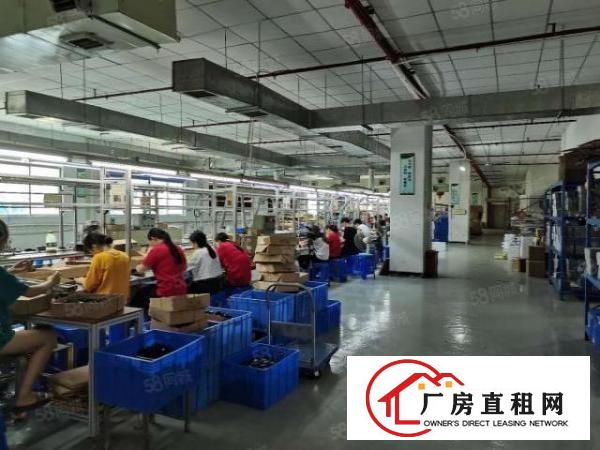  虎门大宁2楼1700平靠南部湾精装修3吨货梯13块厂房出租