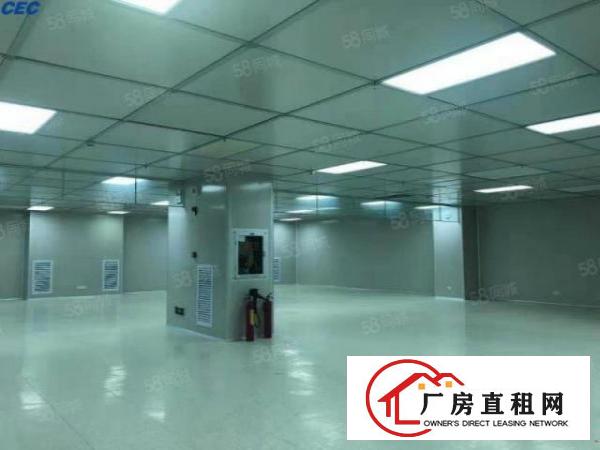  实际面积！可办环评！7200平豪华装修10万级无尘厂房出租！