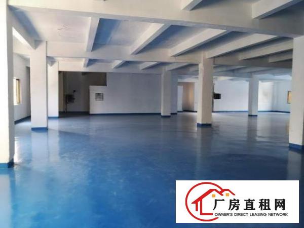  厚街涌口工业区全新地坪漆厂房三楼1500平米，只租8元