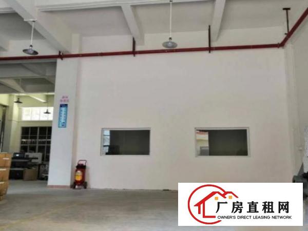  厚街汀山社区新空出1楼650平厂房招租，带装修