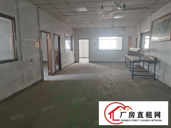  工业园区二楼1500平方厂房仓库出租有办公室和电梯光线通透