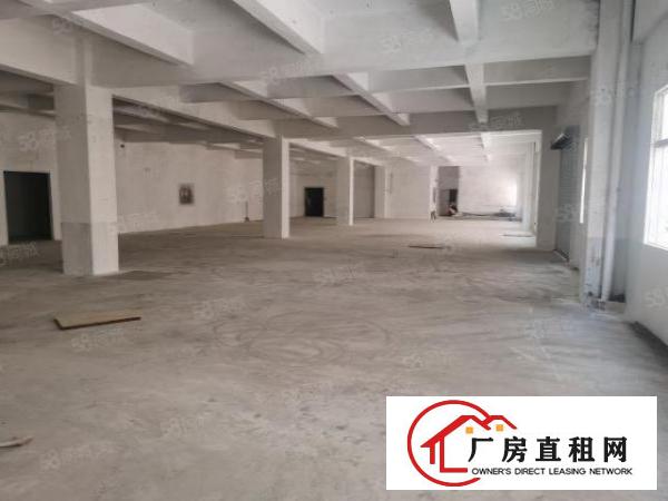  工业园区二楼1500平方厂房仓库出租有办公室和电梯光线通透