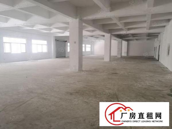  工业园区二楼1500平方厂房仓库出租有办公室和电梯光线通透