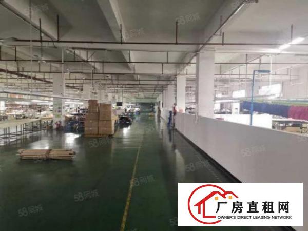  厚街新出精装修楼上一层2100平方厂房招租，办公室水电齐全