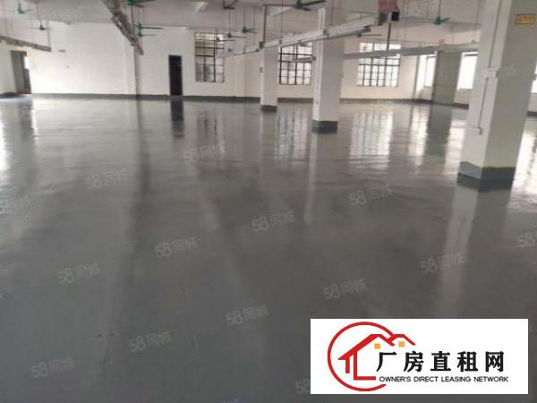  厚街新空出工业园楼上700平地坪漆带办公室厂房出租仓库