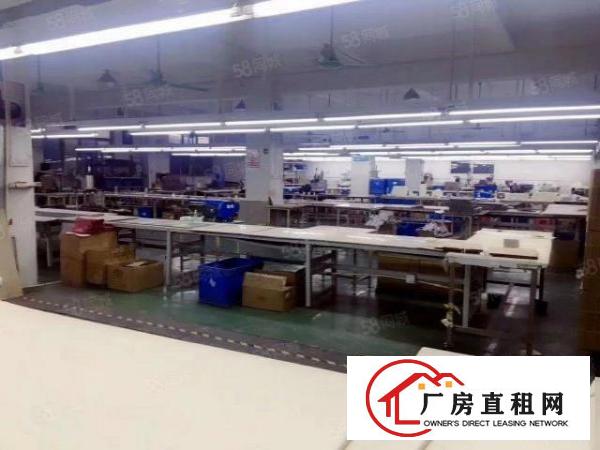  厚街新塘村现成地坪漆厂房2000平方出租带现成办公室洗手间